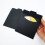 50 Pcs CD Paper Sleeves Clear Cases Storage Holder Covers Black 4