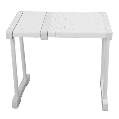 Divisória de prateleira expansível, aço carbono, 27–38 cm