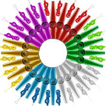 Fém Kazoo készlet nyakpántokkal, 12 db