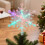 Christmas Tree Topper Lighted with Snowflake Projector, LED Tree Topper for Christmas Tree Decorations 5