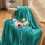Teal Fleece Throw Blanket 50x60 Inches 2