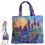 Bolsa de algodão acolchoado vintage para mulheres, 40 x 34 cm (15,75 x 13,4 polegadas). 4