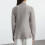 Women's Long Sleeve Knitted Pullover Top Gray L 5