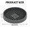 Tapis de ventouse en plastique avec support 20 cm 2