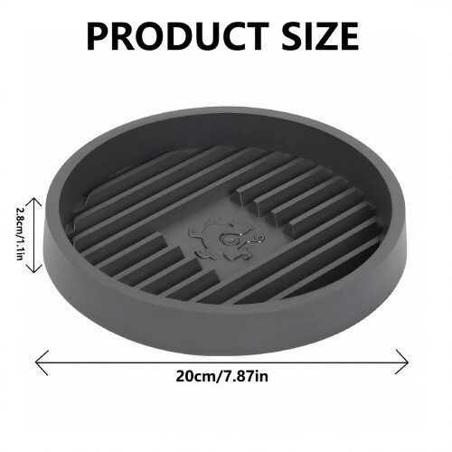 Tapis de ventouse en plastique avec support 20 cm 1