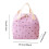 Isolierte Lunchtasche aus Cord mit Erdbeermuster 3