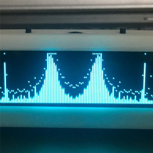 Display OLED de Espectro Musical de 3,12 Polegadas, Veículo Controlado Por Voz, Profissional HiFi, Branco 1