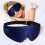 3D Wireless Bluetooth Sleep Mask Headphones Expanded Design for Side Sleepers 100% Light Blocking 1