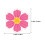 Flower Party Decorations Colored Paper Cutouts 1 Set 2