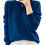 Damen-Kaschmirpullover, langärmelig, Rundhalsausschnitt, lockere Passform 1