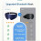 3D Wireless Bluetooth Sleep Mask Headphones Expanded Design for Side Sleepers 100% Light Blocking 6