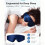 3D Wireless Bluetooth Sleep Mask Headphones Expanded Design for Side Sleepers 100% Light Blocking 2