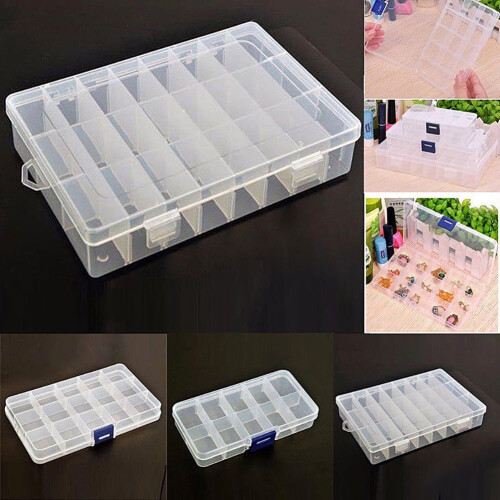 Transparent PP Jewelry Storage Box – 10/15/24 Grids 2