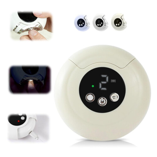 Cortador e lixa de unhas elétrico recarregável USB 2 em 1