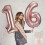 Σετ διακοσμητικών πάρτι Sweet16 σε ροζ χρυσό 2