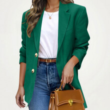 Kukoosong Women's Blazers Business Casual Long Sleeve Open Front Suit Jackets Work Blazer with Pockets