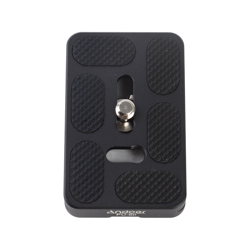 Release Pu 60 Quick Release Plate With 1/4In Screw Universal Quick Release Plate For Camera Tripod 9426043875862