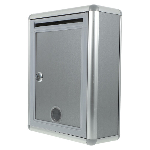 1Pack Lockable Wall Mount Letter Box for Secure Suggestion Collection 11.2x8.5x4.1in 2