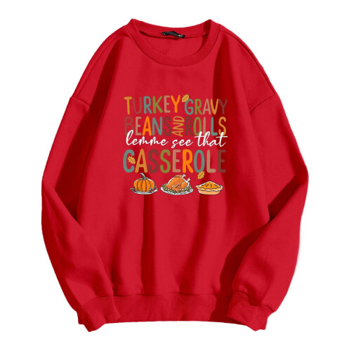 Felpa da donna girocollo a maniche lunghe, casual, pullover 1