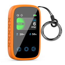 Portable Carbon Monoxide Detector with Alarm, 3in1 CO Monitor with Temperature and Humidity Display for Home, Camping, RV, and Car