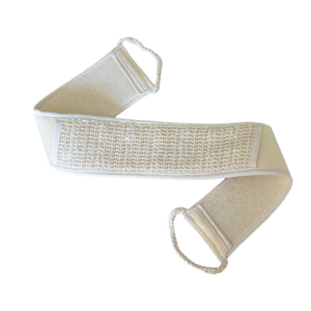 Natural Loofah Bath Set with Long Back Scrubber and Exfoliating Towel for Shower and Body Care
