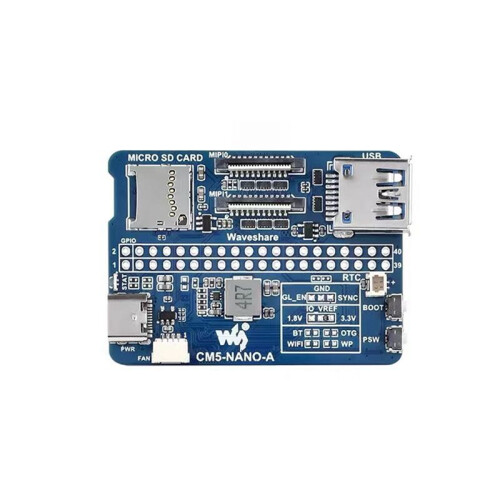 Waveshare for Raspberry Pi CM5  Base IO Board (A) with USB 3.2 Gen1 for Raspberry Pi Compute Module 5 1