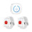 Wireless Watch Button Call Pager Emergency SOS Pager Emergency Call Button for Kids Elderly Patient CallSystem US Plug,A 1