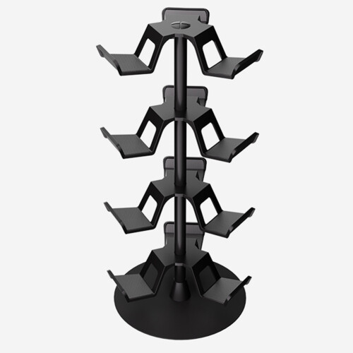 4 Tiers Rotatable Gaming Controller & Headset Stand for  PS5  Multi-Tier Headphone Holder 1