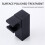 Handheld Shower Head Holder Wall Mounted 360 Swivel Adjustable Bracket with 1/2' Connection 3