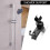 Adjustable RustProof Wall Mount Shower Head Holder Space Aluminum NoDrill Bathroom Bracket 3