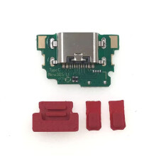 For New 3DS XL Charging Port Replacement Convert to USB-C to USB Type C for NEW 3DS XL Charging Socket Red