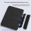 Capa inteligente magnética para  Air 13 M3 M2 Capa com clipe multidobra de 13 polegadas Capa para tablet com atração magnética cinza 5