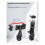 360 Rotatable Phone Holder with Cold Shoe Mount Vertical Shooting Clamp for  Android DSLR 1/4 Inch Threads 4