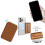 For  Wallet with Find My Functionality, 3000g Magnetic Strength, Adjustable Stand for  Brown 1