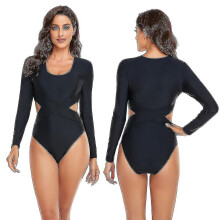 (L)Women's One Piece Swimsuit Sports Swimwear Athlete Sport Swimsuit Bikini Race Back Beach Wear Bathing Suit-e