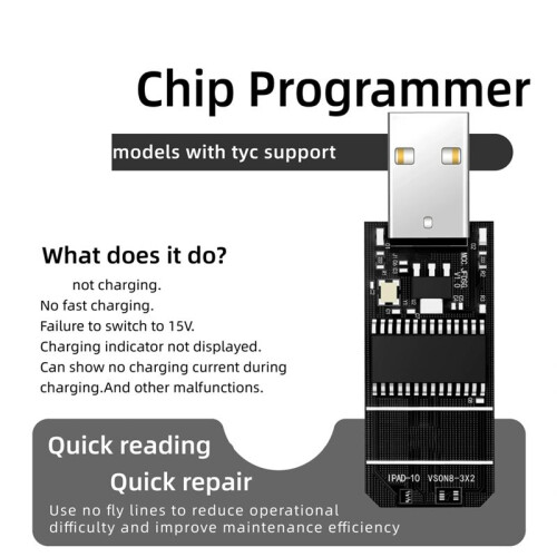 For  Charging Chip Programmer Fix  No Charging Current Icon 15V Switching Issues No for Quick Repair Tool 2