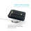 For  Wallet with Find My Functionality, 3000g Magnetic Strength, Adjustable Stand for  Brown 5
