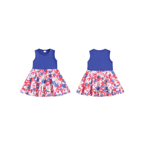(2-3 Years, Blue) Robe d'été sans Vêtements mignons. 1
