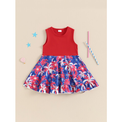 (2-3 Years, Red) Robe d'été sans Vêtements mignons. 1