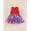(3-4 Years, Red) Robe d'été sans Vêtements mignons. 4