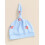 (6-12 Months, White) Conjunto Bebê Menino e Chapéu. 5