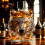 Carafe à whisky Wolf Head – Verre borosilicate, 250 ml 1
