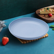 Plateau à fruits en plastique bleu 20 x 20 x 3 cm (1 pièce)