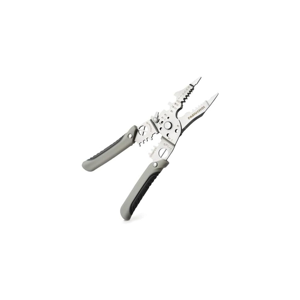 9-In-1 Wire Stripper & Crimper Tool, Adjustable Awg 6-16, Comfortable Grip, Refined Craftsmanship 9175034189272