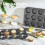 Ταψί για μάφιν με 500 θήκες για cupcakes, αντικολλητικό ταψί για cupcakes για ψήσιμο, ταψιά 5