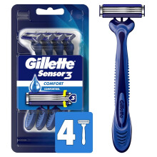 Rásúr Indiúscartha Sensor3Smooth Shave4Pacáiste
