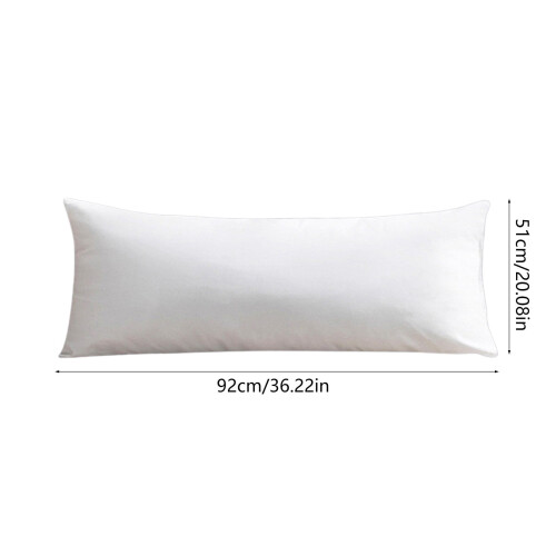 Pillow Inserts Soft Breathable Long Body Pillow Inserts, 20x30in White 1