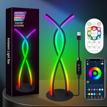 Barre lumineuse LED RGB intelligente pour jeux et décoration TV