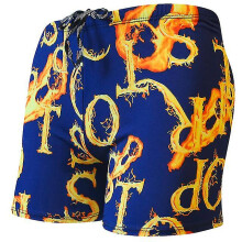 (L(50-60KG),09)Summer Men Swimming Trunks Male Printing Boxer Swim Shorts Beach Surf Elastic Swimsuit