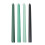 Grüne Spitzkerzen, 25 cm, 12er-Pack 5